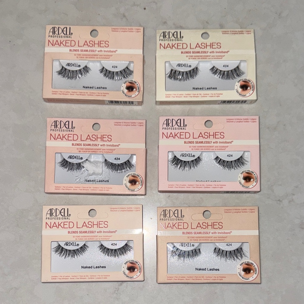 Ardell Naked Lashes #424 - 6 Pack Bundle
